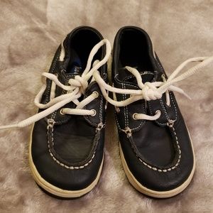 Little boys' Keds leather shoes, size 10.5